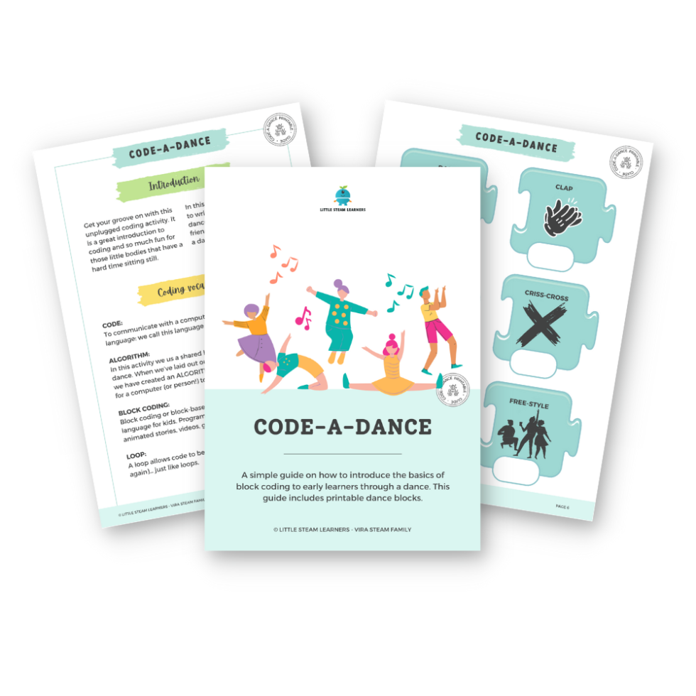 Code a dance Freebie Little STEAM Learners code-gamers-development-essentials-a-9-week-beginner-s-guide-to-start